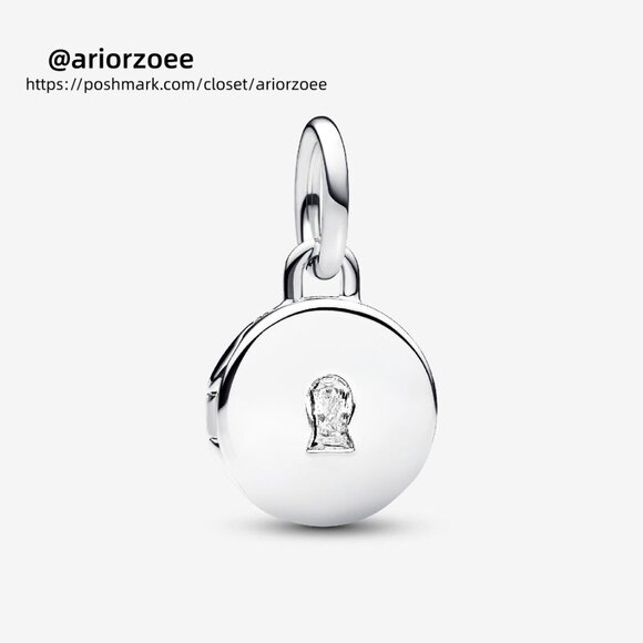 Pandora Openable & Engravable Love Locket Dangle Charm - Picture 1 of 6